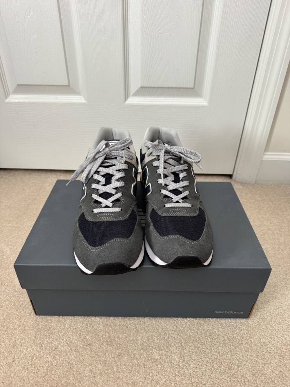 New Balance Classic 574. Size 12. Color Blue & Gray. - Picture 3 of 4